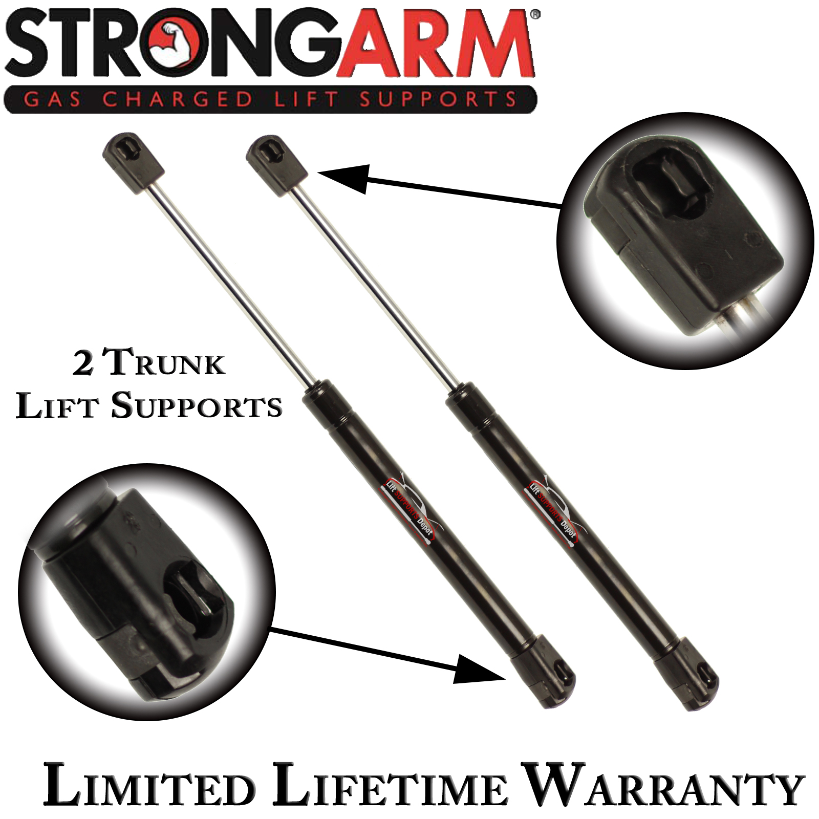 Qty 2 Strong Arm 4959 Rear Trunk Lift Supports eBay