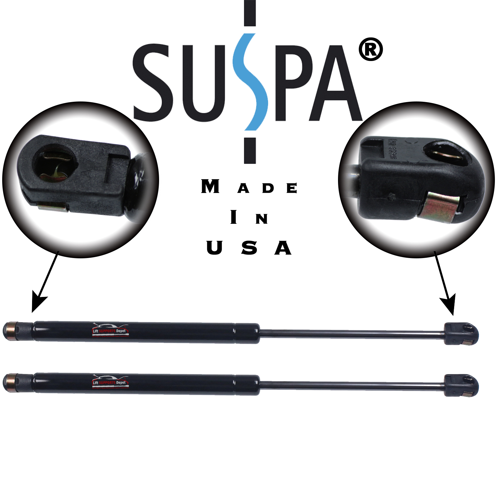 Qty Tonneau Cover Lift Supports Struts Camper Rear Window Suspa C16-21081 C1621081 2