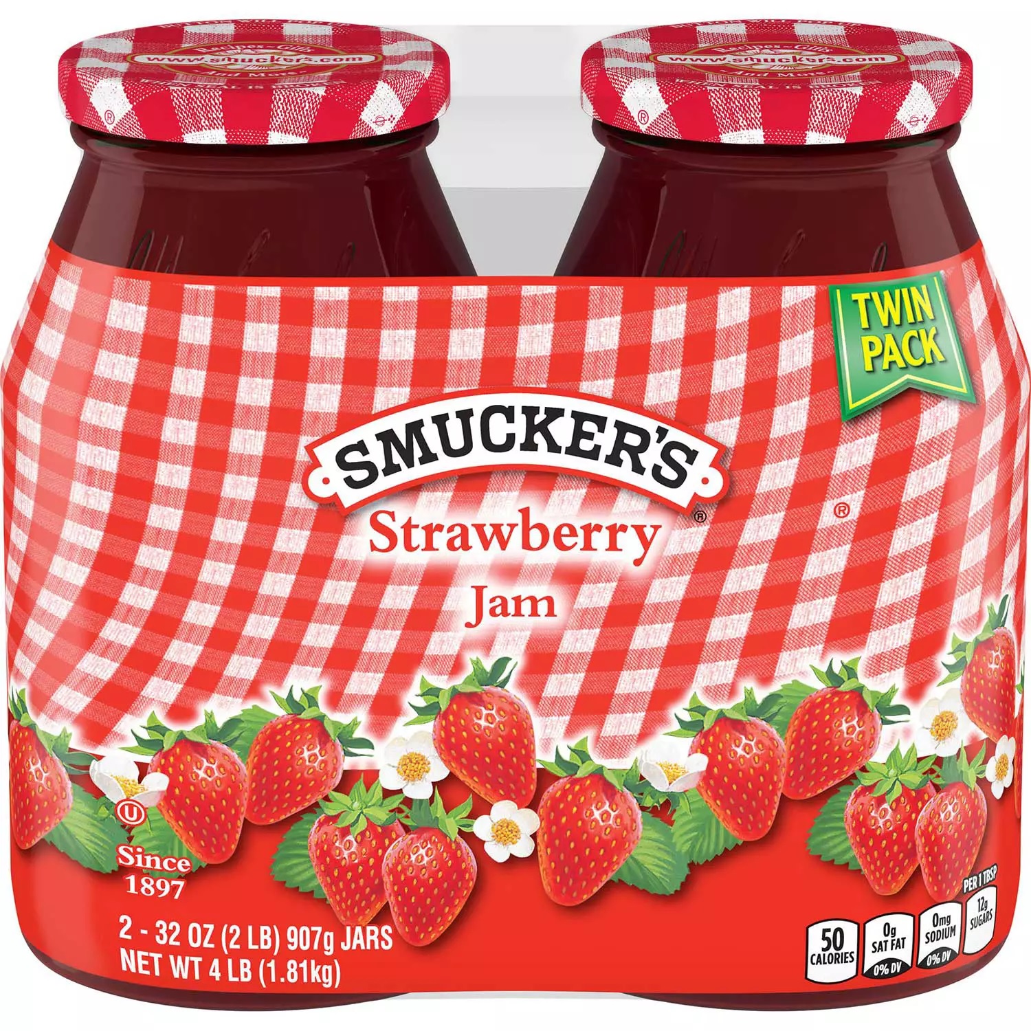 Smucker's Strawberry Jam, 32 Ounce Jar (Pack of 2) | eBay