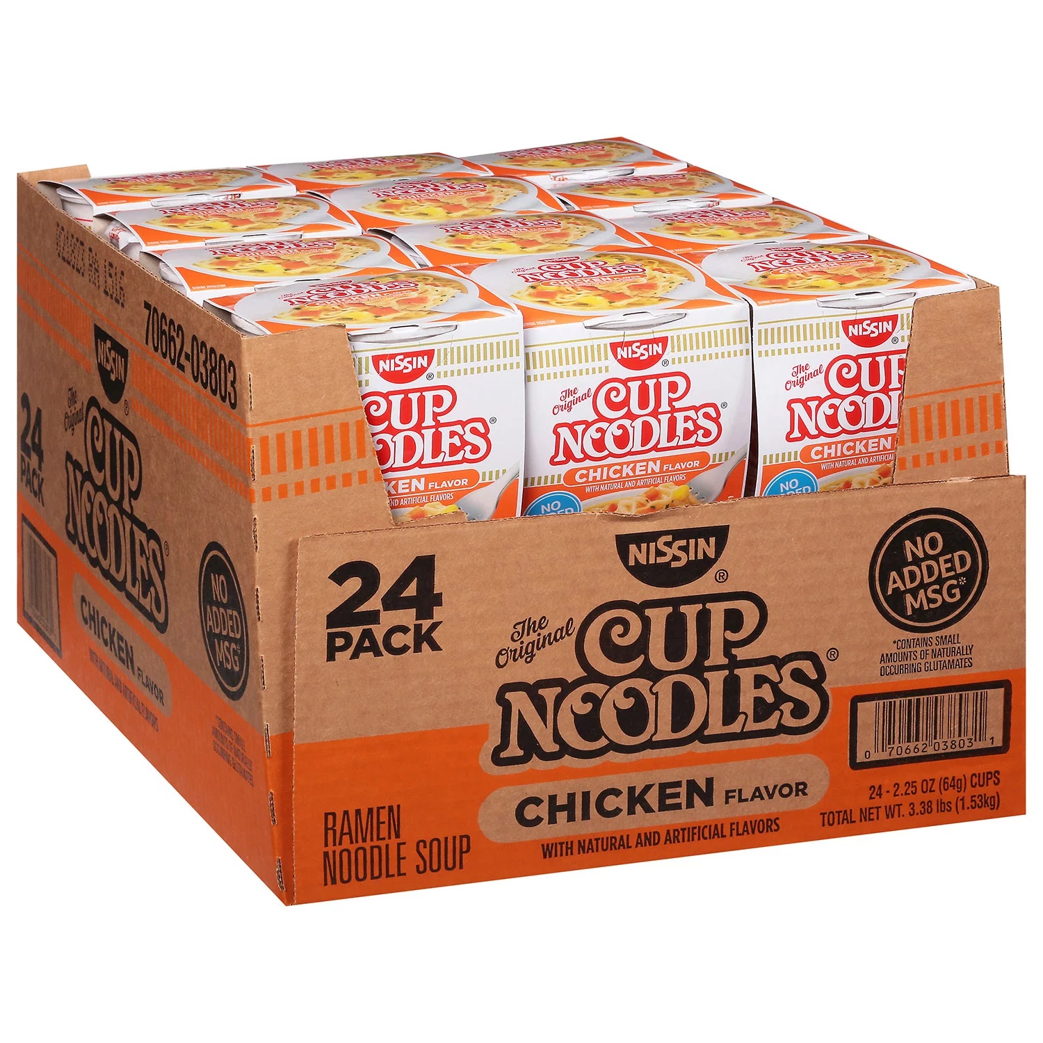 マルチャミーフワロス他6枚セット NISSIN Instant Cup Noodles, Chicken Flavor Ramen Noodle Soup, 2.25