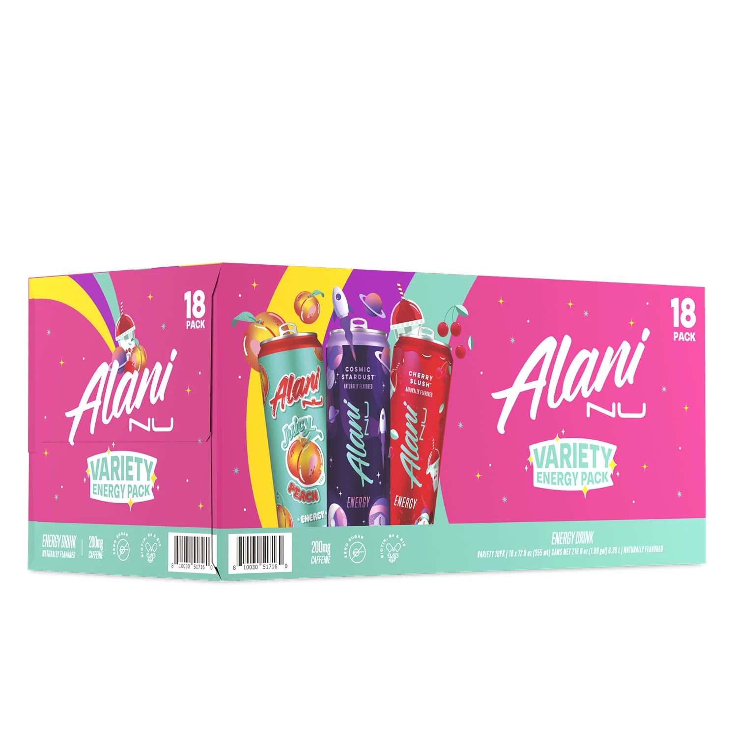 Alani Nu, Energy Drink, 12 Fluid Ounce, Variety Pack of 18