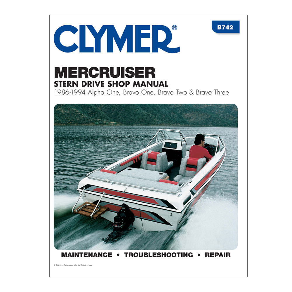 Clymer Repair Manual Mercruiser 86-94 Alpha Bravo
