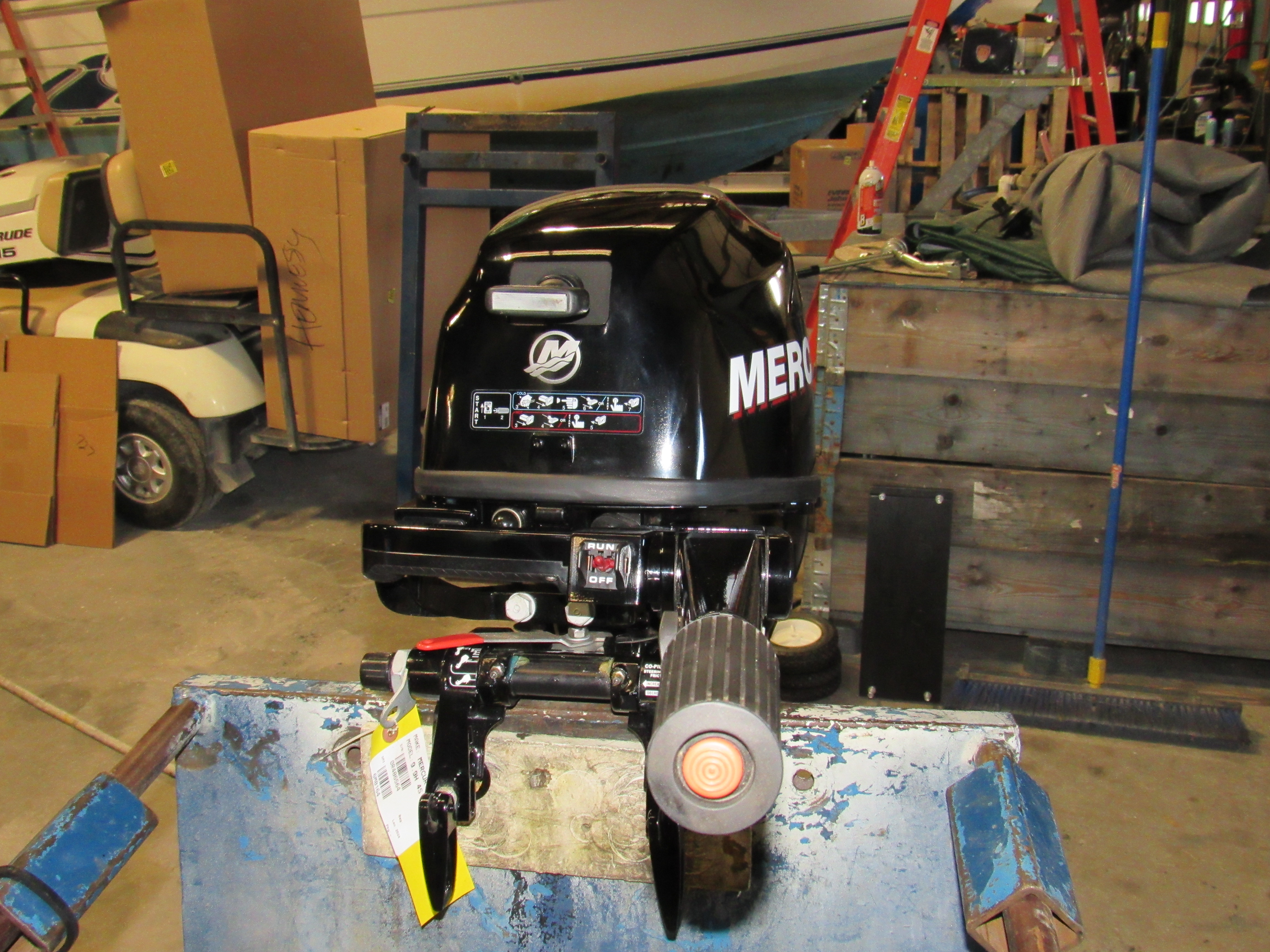 Used 2012 Mercury 9.9HP 15" Shaft Outboard F9.9M 4 Stroke. Yearly  maintenance completed. Gas tank is included and all manuals.