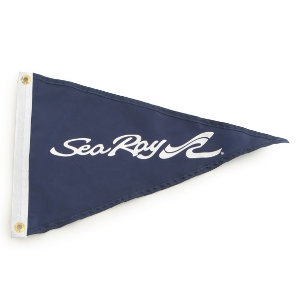 SeaRay Boats Burgee Flag Navy 12" x 17" eBay