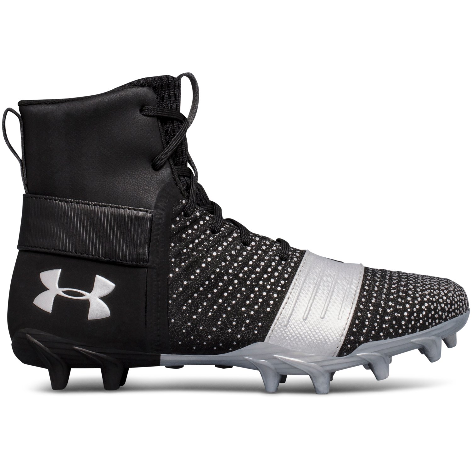 Molded Football Cleats Black Size 1.5 M US Under Armour Boys C1N MC Jr Molded Football Cleats Black Size 1.5 M US Under Armour Boys C1N MC Jr