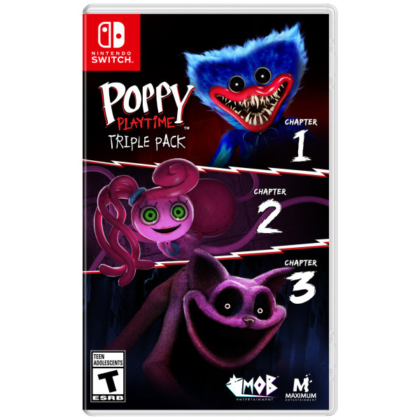 【ポピー】Nintendo Switch light Poppy Playtime Triple Pack (Nintendo Switch) Brand New