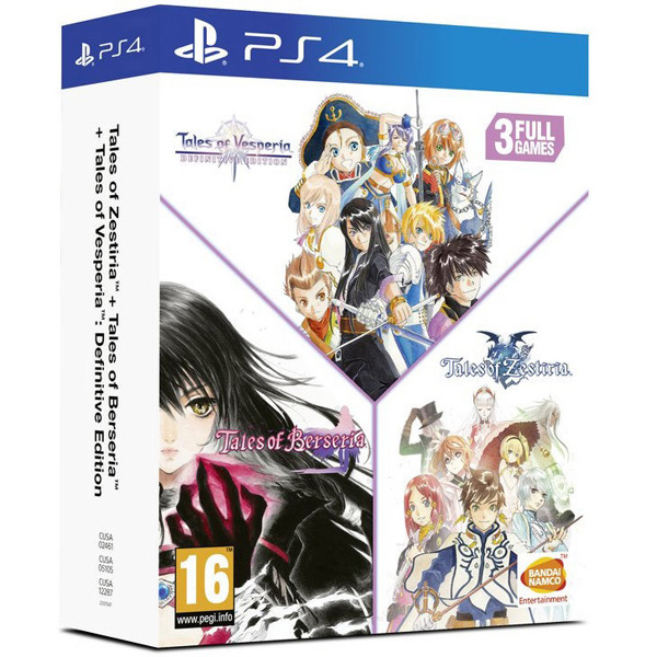 Tales Of Compilation (Vesperia, Berseria, Zestiria) (Eu