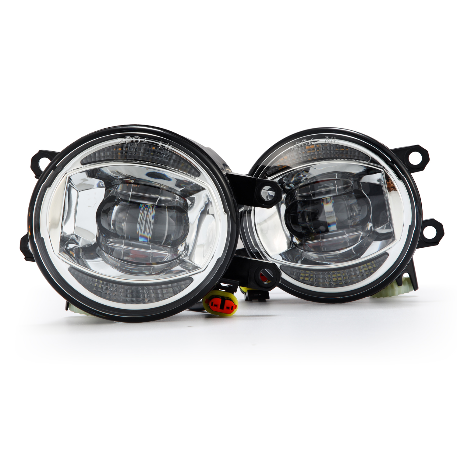 Fit 14-21 Toyota Tundra Tacoma/10-14 Toyota 4Runner Black LED Bumper Fog Lights