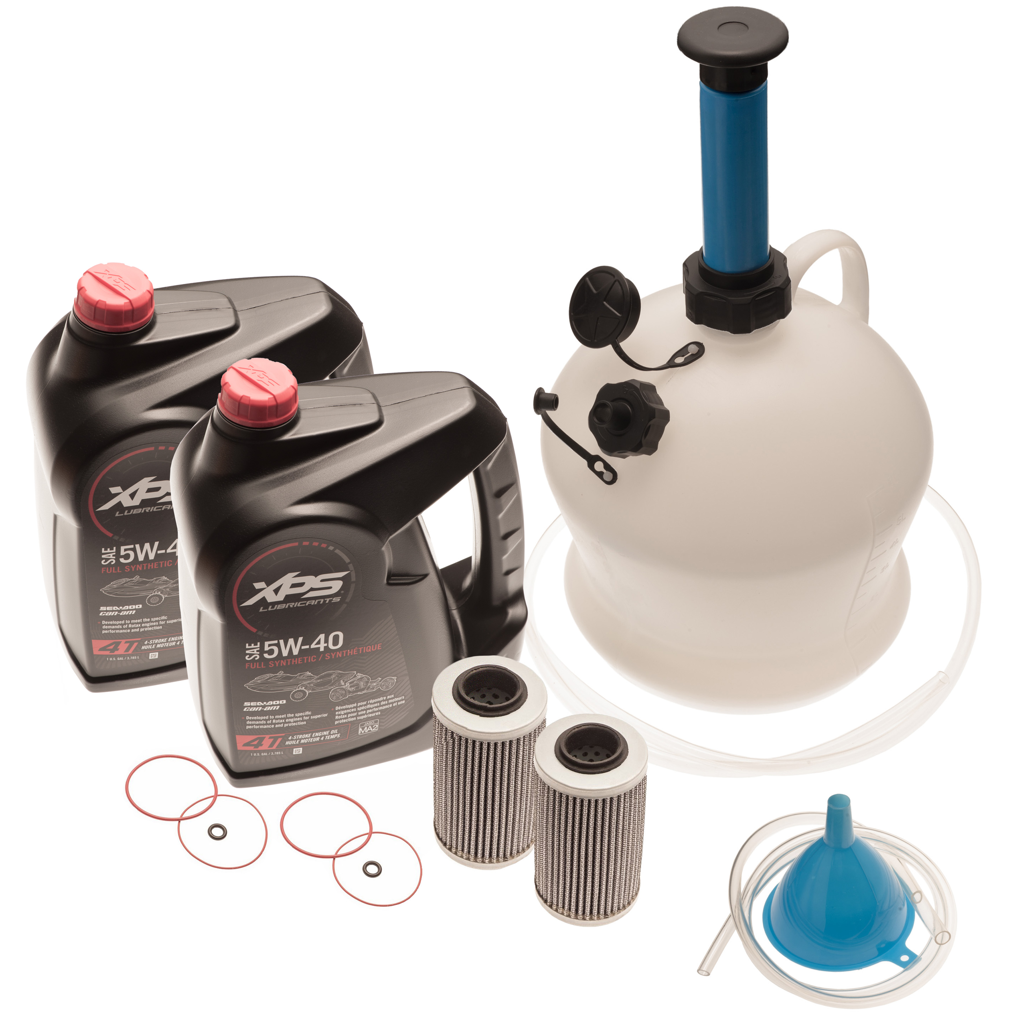 Oil Change Kit W/ Extractor Pump SeaDoo 300 1630 ACE RXPX RXTX GTX 2-Pack