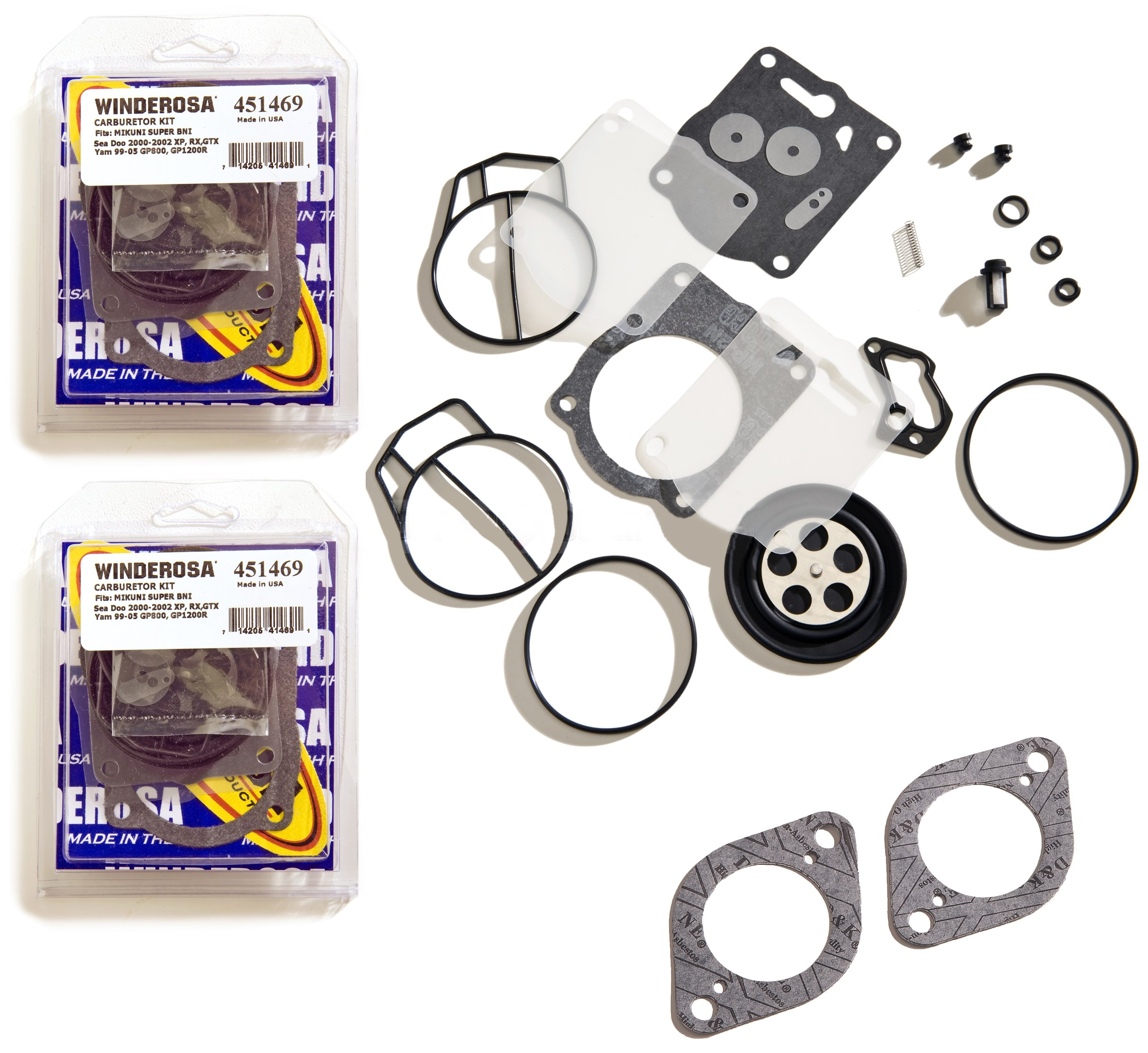 MIKUNI OEM CARBURETOR REPAIR KITS FOR SEA DOO DUAL CARBS 951 XP GSX GTX RX LRV