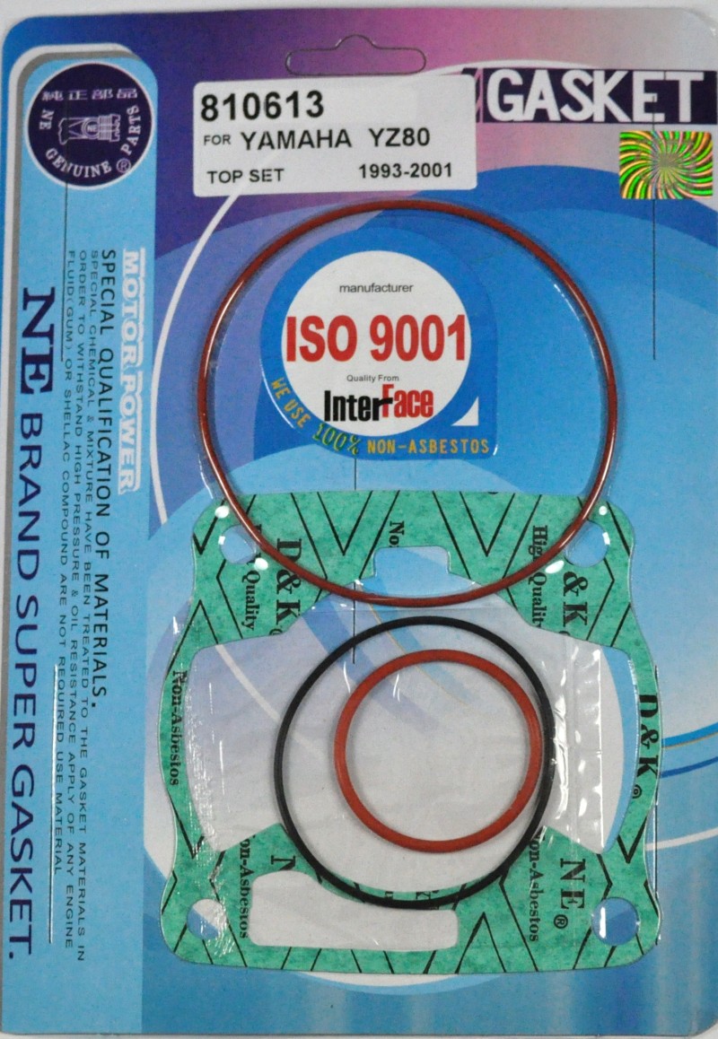 Tuzliufi Replace Complete Top End Gasket Set kit Yamaha YZ80 YZ 80 1993 1994 1995 1996 1997 1998 1999 2000 2001 2002 YZ85 YZ 85 2002 2003 2004 2005 2006 2007 2008 2009 2010 2011 2012 2013-2018 New Z87