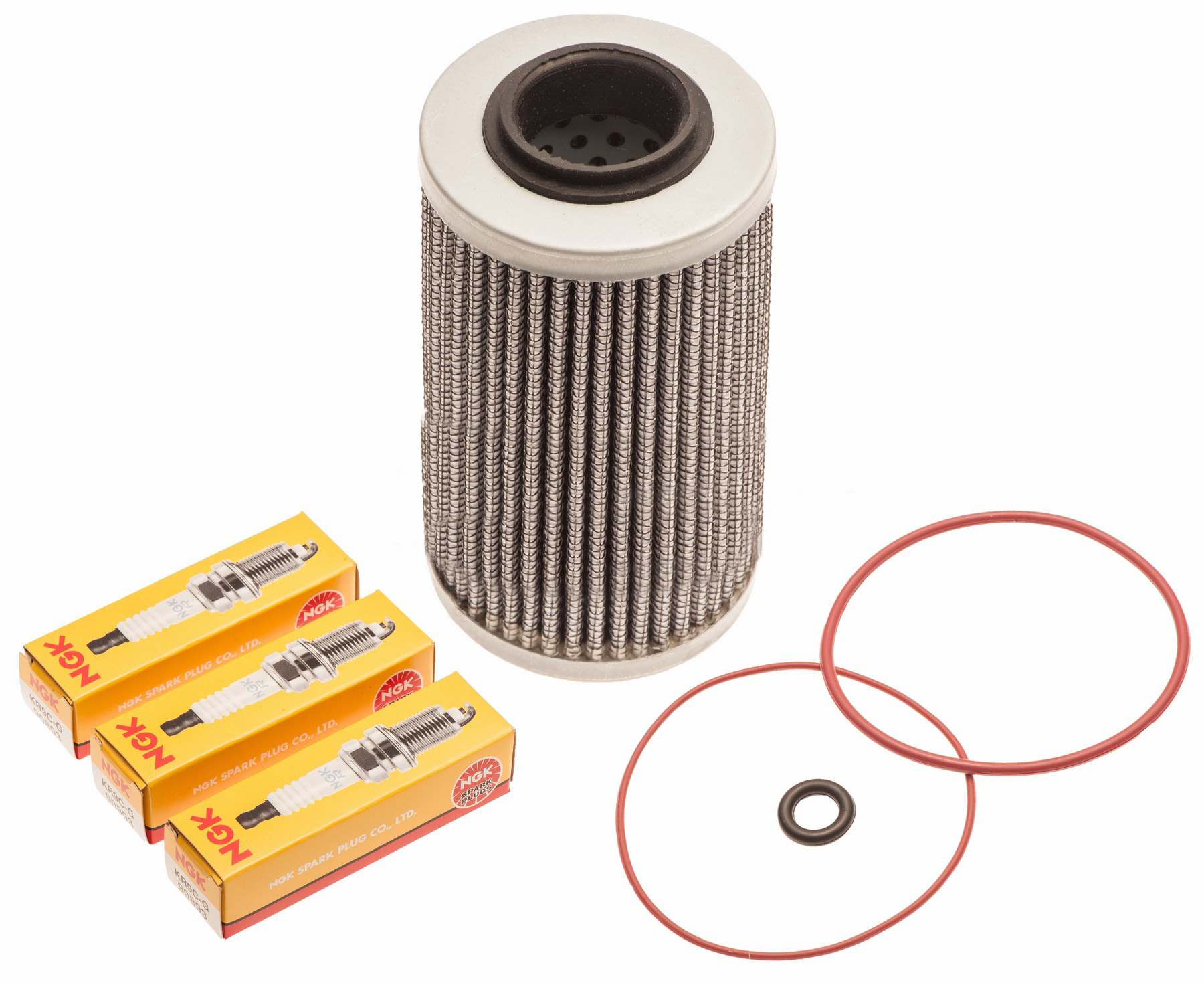Sea Doo 300HP Maintenance Kit Oil Filter W/ O-Ring & Spark Plugs GTX RXPX RXTX