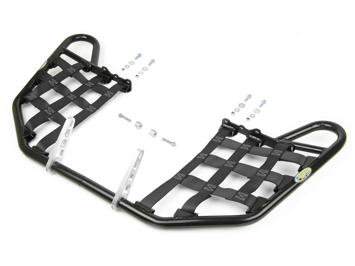 Suzuki LTR450 LTR 450 Quadracer Nerfbars Atv Nerf Bars Black Bars/Black Nets