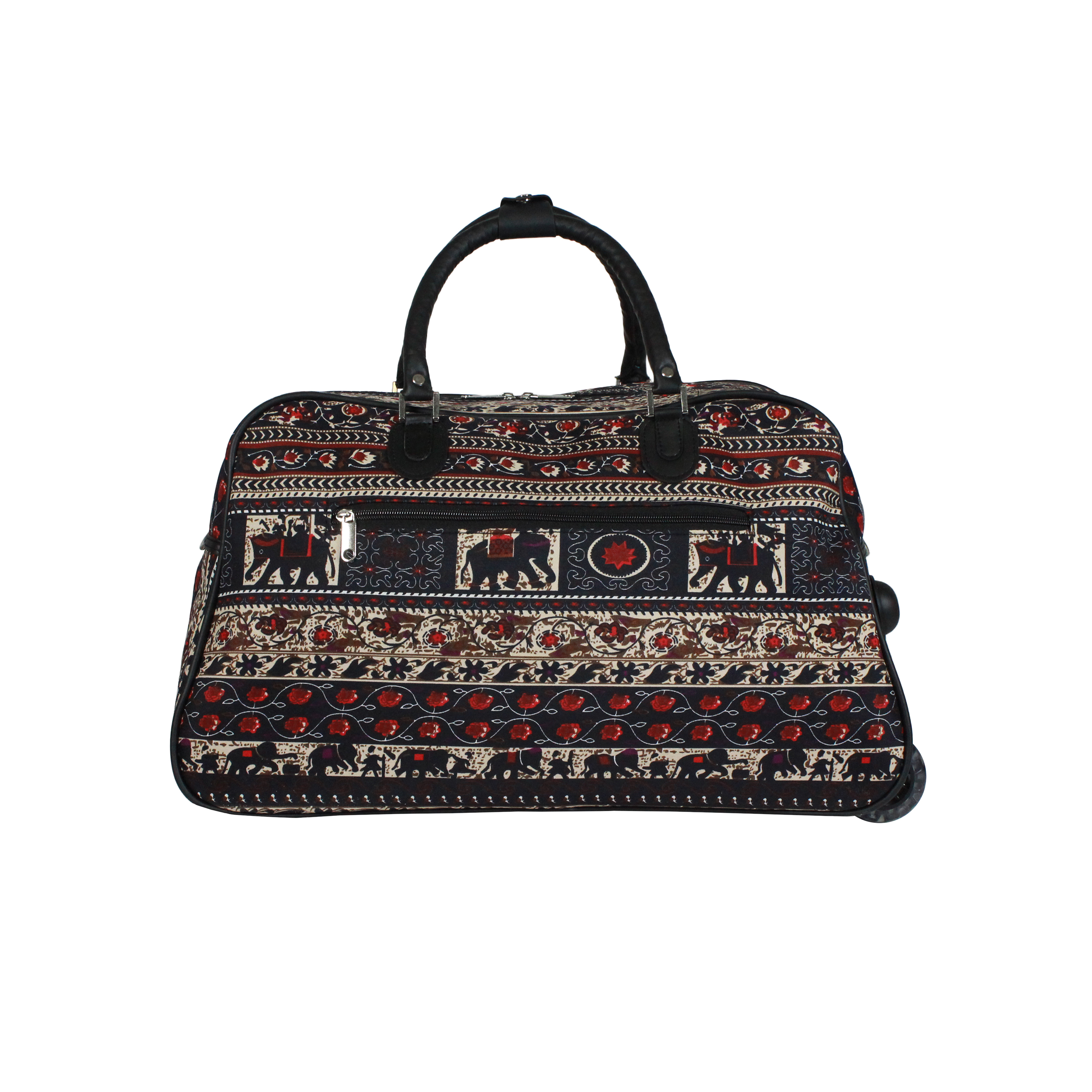 World Traveler Prints 21" Carry-On Rolling Duffel Bag