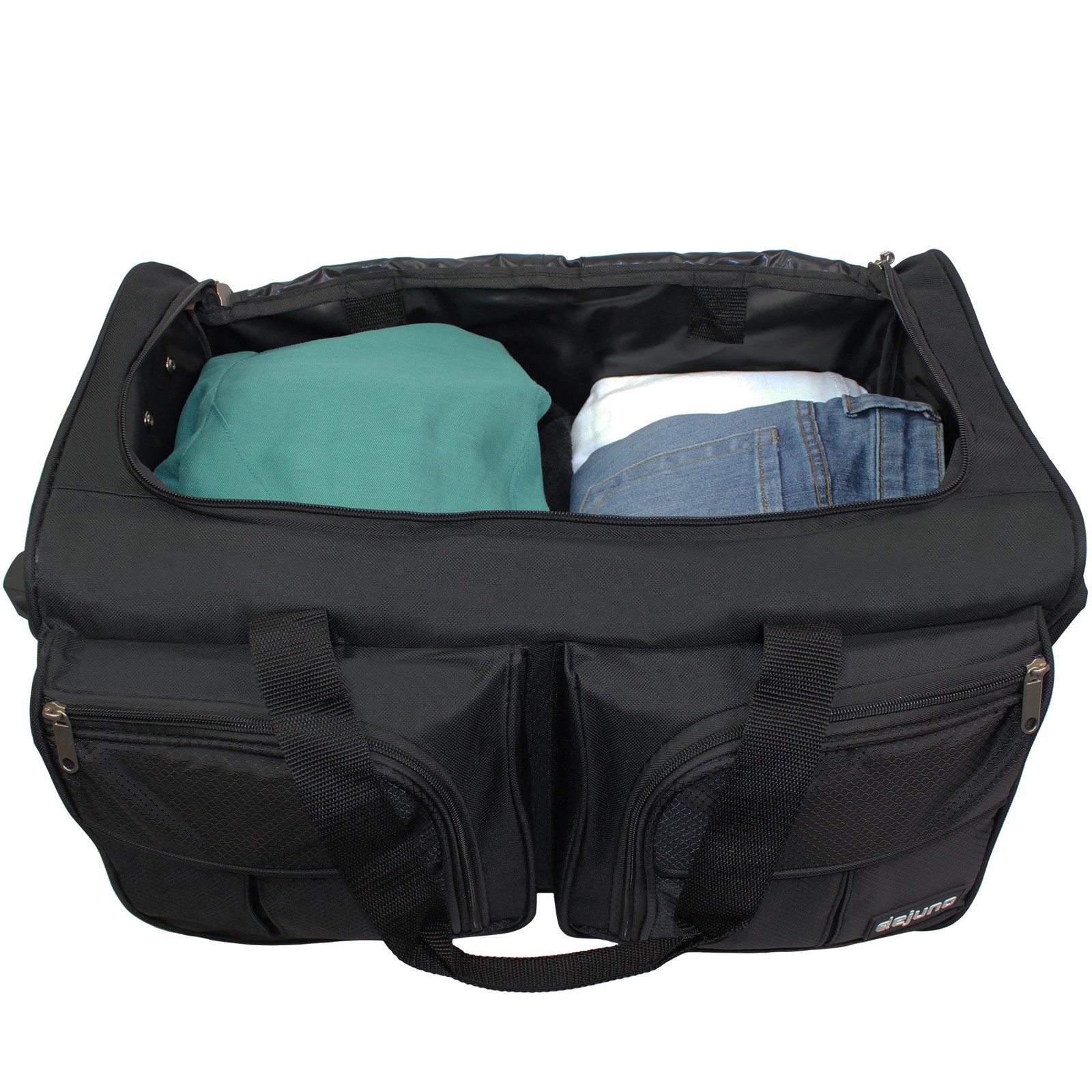 Dejuno 28-Inch Heavy Duty Rolling Duffle Bag - Picture 10 of 24