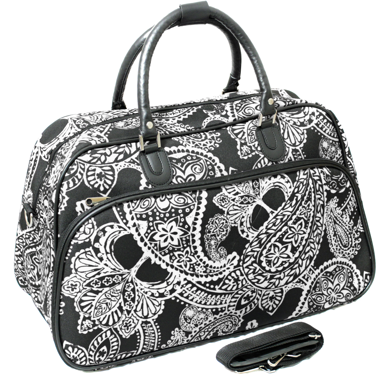 All-Seasons Bandana 21-inch Carry-On Shoulder Tote Duffel Bag - Picture 5 of 7