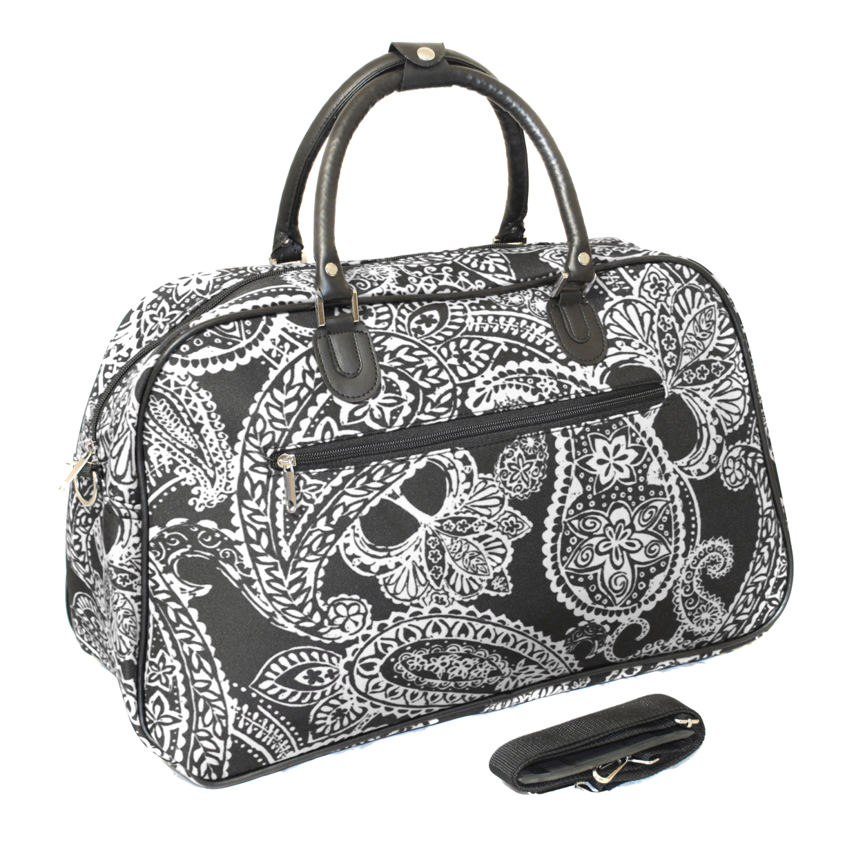 All-Seasons Bandana 21-inch Carry-On Shoulder Tote Duffel Bag - Picture 6 of 7