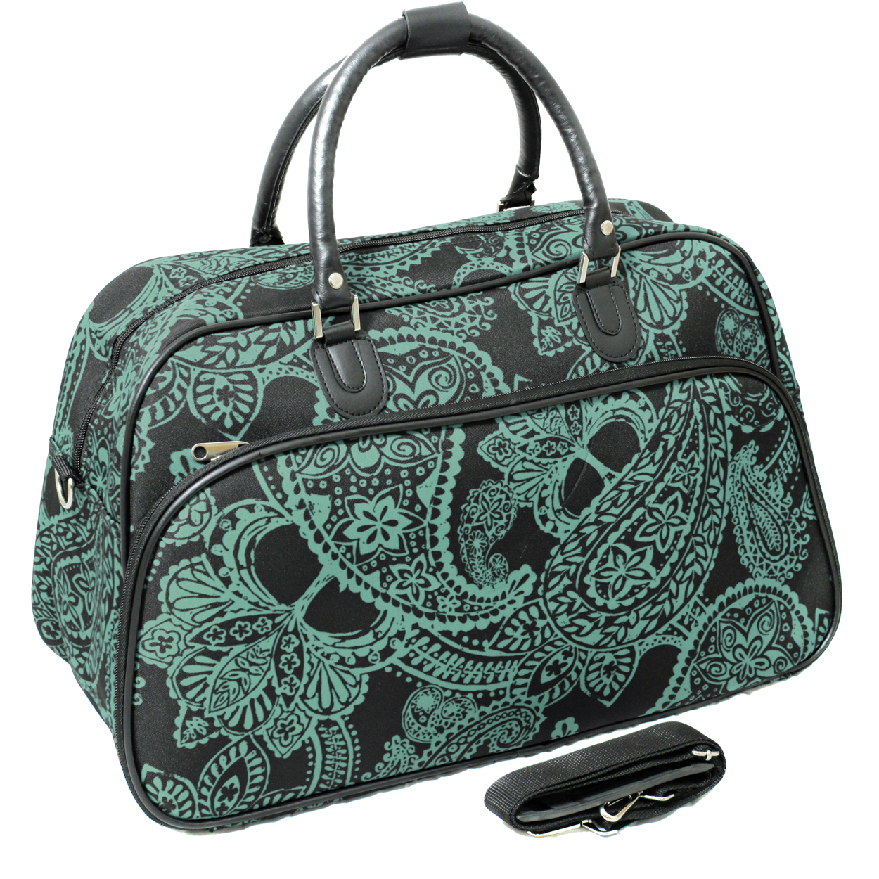 All-Seasons Bandana 21-inch Carry-On Shoulder Tote Duffel Bag - Picture 2 of 7