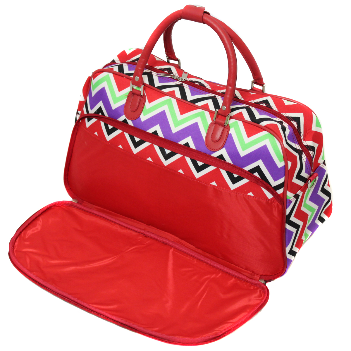 All-Seasons New Age ZigZag 21" Carry-On Shoulder Tote Duffel Bag - Picture 10 of 10