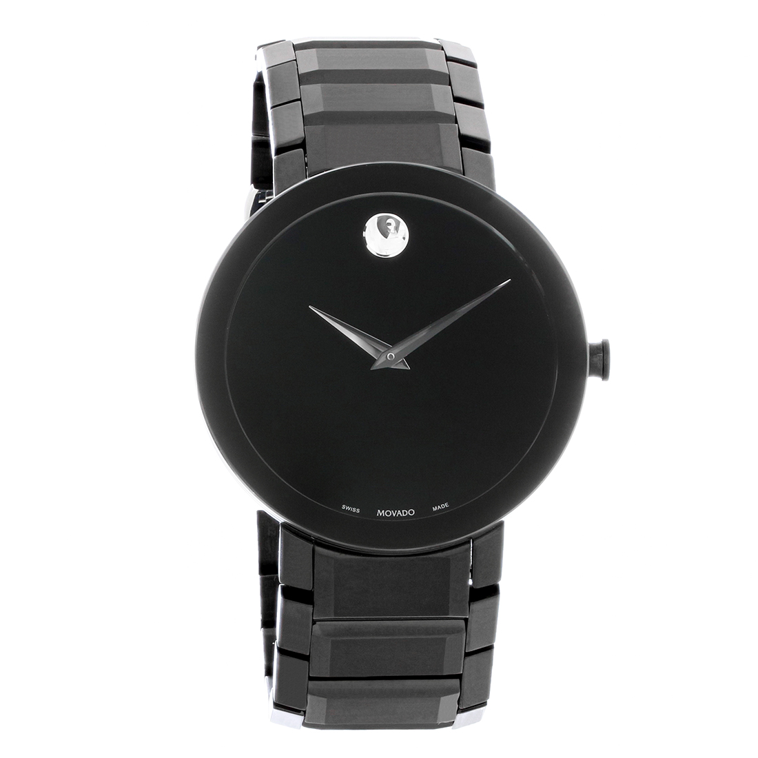 Movado Sapphire Series Mens Black PVD Swiss Quartz Watch 0607179 eBay