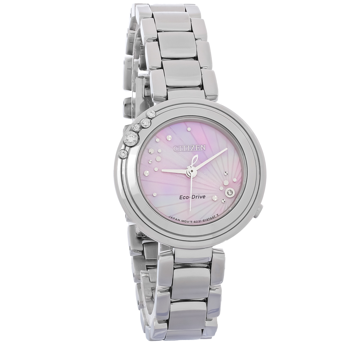 Citizen EcoDrive Carina Ladies Stainless Diamond Watch EM046050N