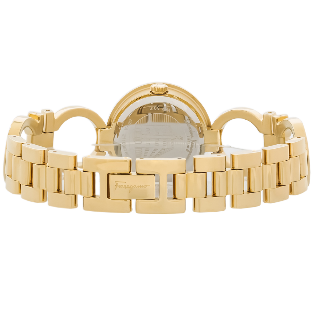 Salvatore Ferragamo Gancino Women's Gold PVD Stainless