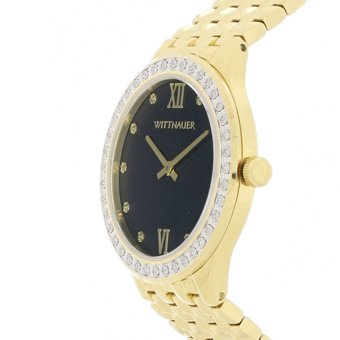 Wittnauer Cosmopolitan Ladies Gold Tone Plated Stainless Steel Watch