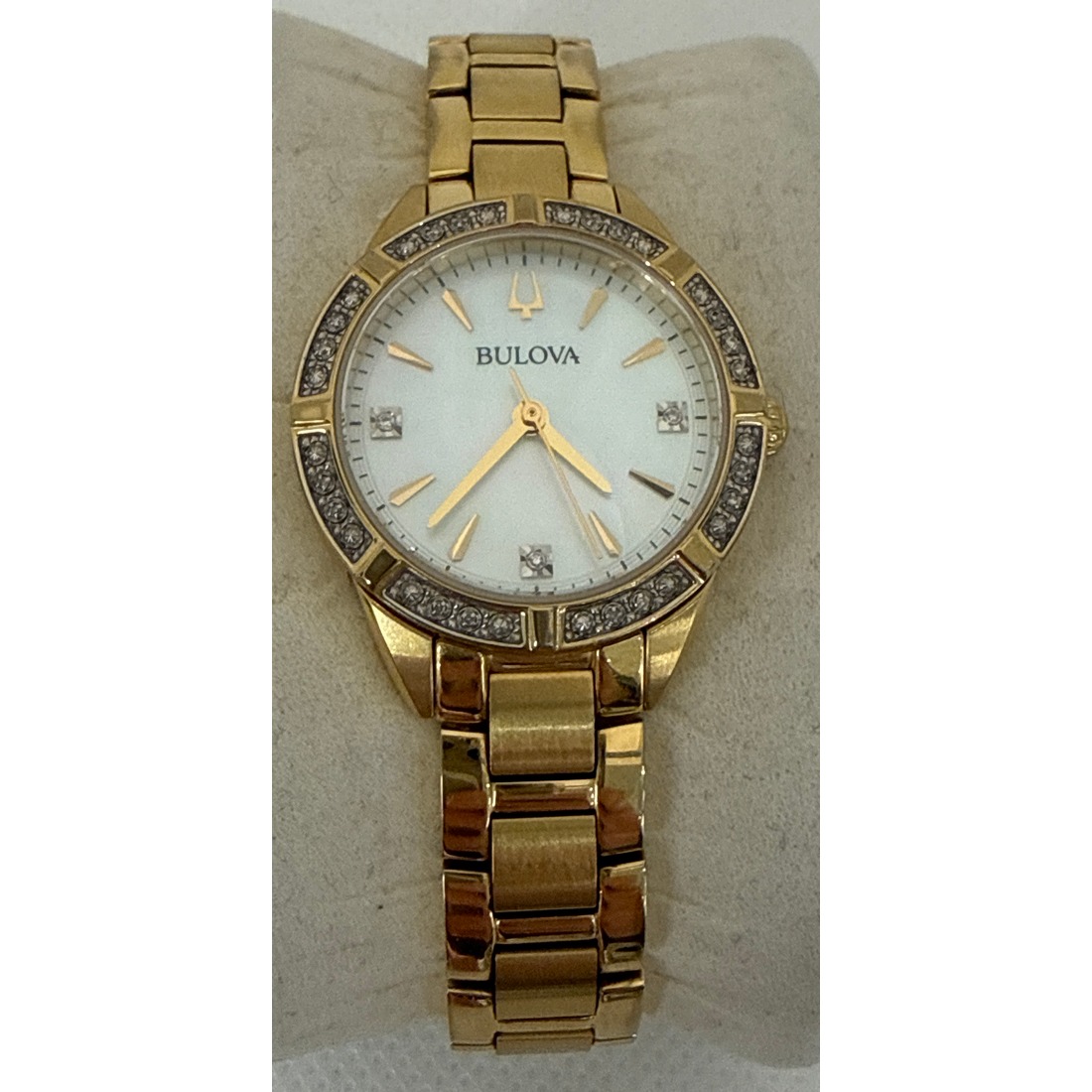 Bulova Sutton Women’s Mother of Pearl Dial Quartz Watch 98R297