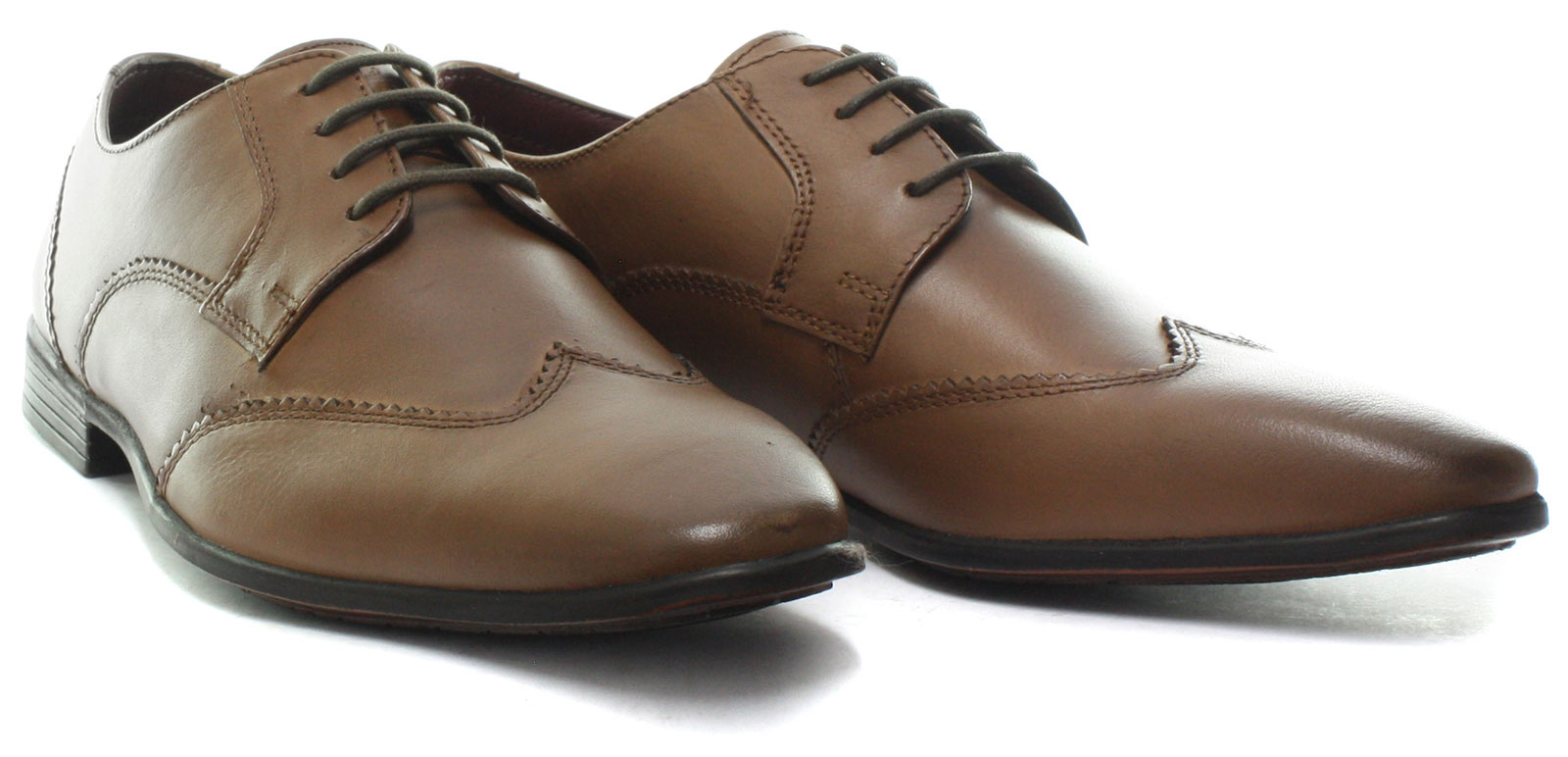 Silver Street London BAKER Mens Leather Derby Plain Toe Formal Pointed Shoes Tan Silver Street London BAKER Mens Leather Derby Plain Toe Formal Pointed Shoes Tan