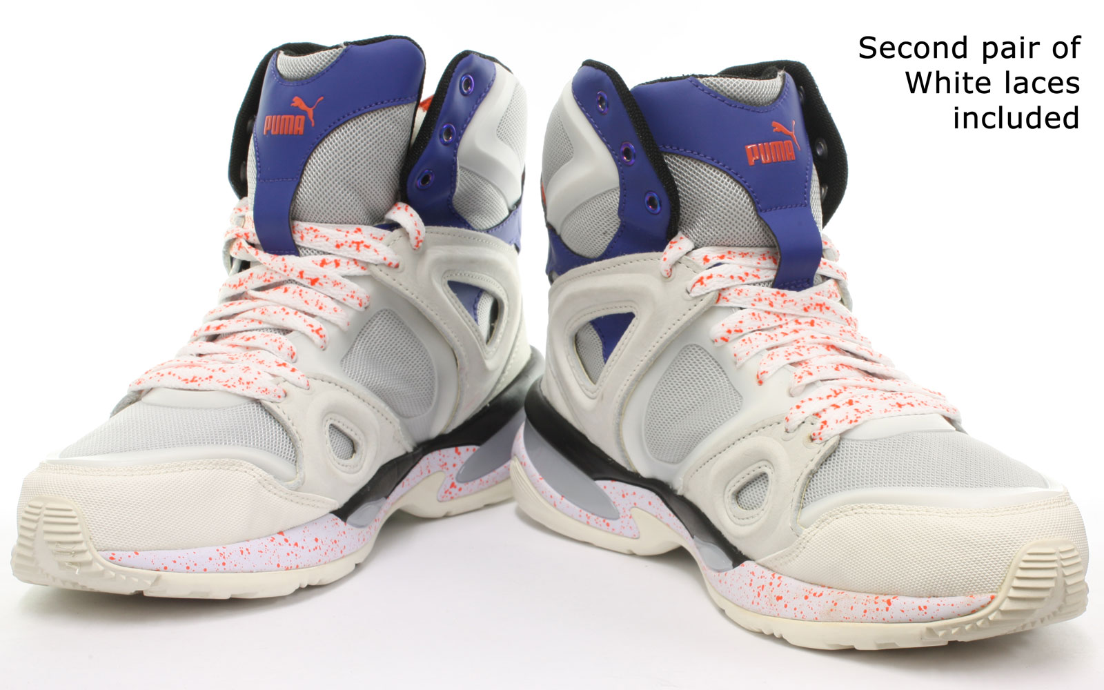 PUMA ALEXANDER MCQUEEN TECH RUNNER MID da Uomo Designer Mid Scarpe Da Ginnastica Bianco Ltd EDIT PUMA ALEXANDER MCQUEEN TECH RUNNER MID da Uomo Designer Mid Scarpe Da Ginnastica Bianco Ltd EDIT