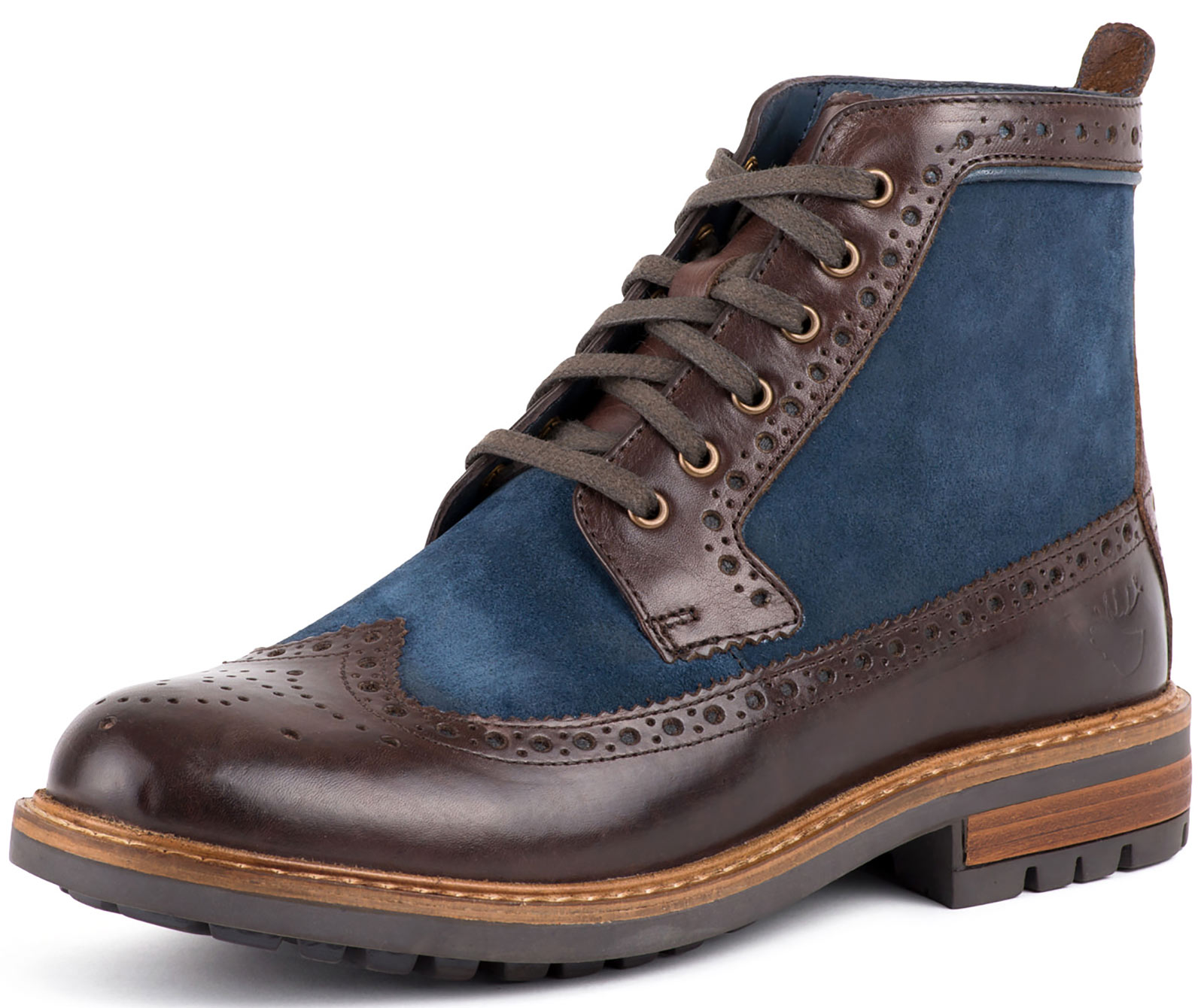 New Goodwin Smith Marshall Leather Suede Mens Brogue Stiefel ALL GrößeS New Goodwin Smith Marshall Leather Suede Mens Brogue Stiefel ALL GrößeS