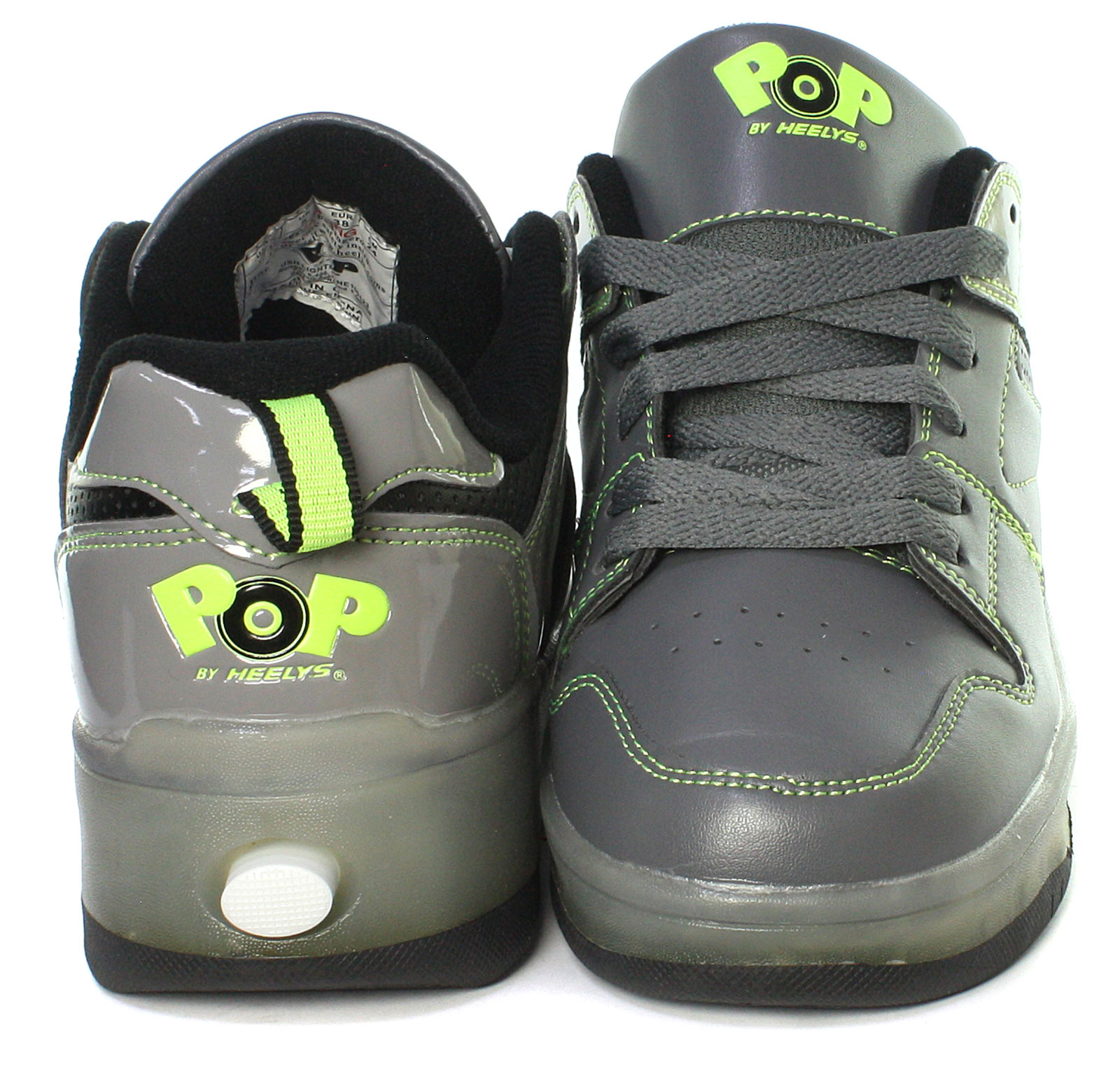 Heelys Pop Push Lighted Junior Roller Skate Shoes / Trainers ALL SIZES