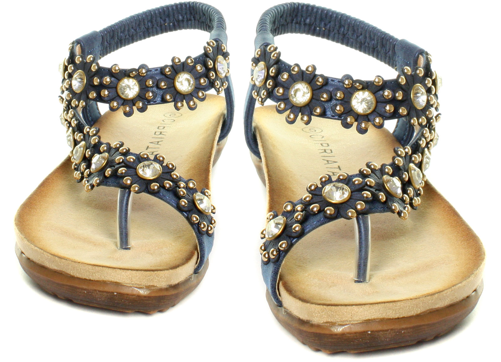 New Cipriata Salva Womens Toe Post Sling Back Sandals ALL SIZES AND COLOURS