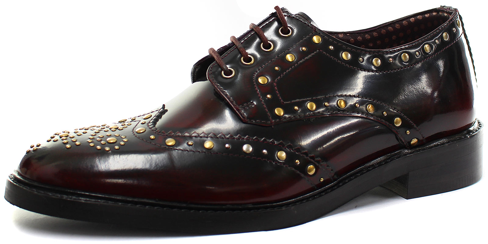 New London Brogues Brut Derby Mens Lace Up Brogue Shoes ALL SIZES AND COLOURS