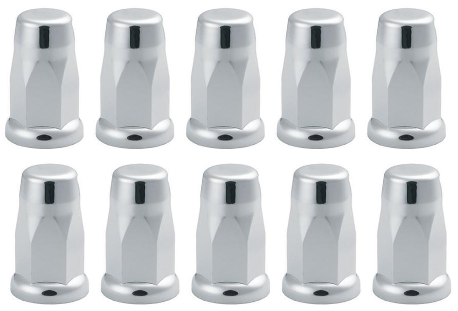 60 Chrome ABS Plastic Lug Nuts Top Hat Shape for 3//4 Lug Nuts