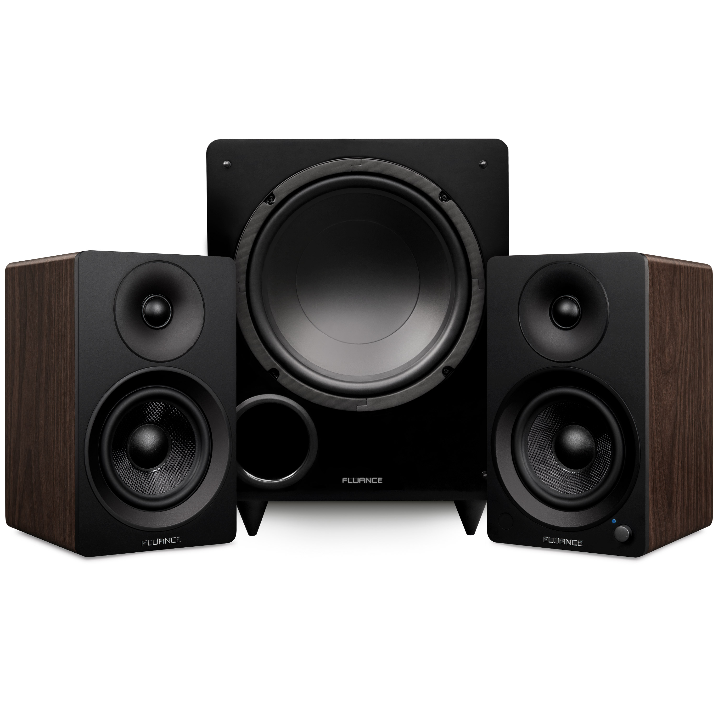 AI41BDB10W Fluance Ai41 Powered 5" Stereo Bookshelf Speakers, DB10 10