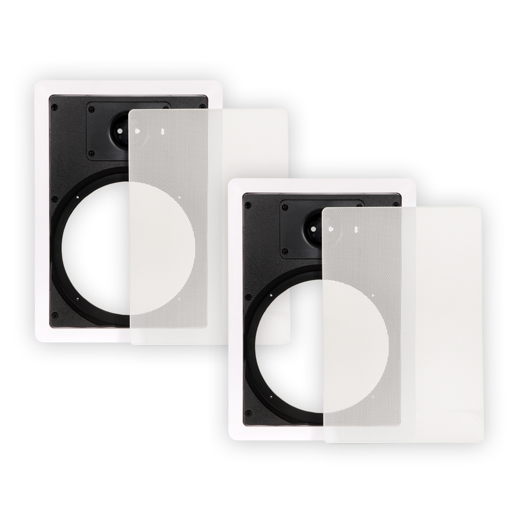 Theater Solutions 8WFG Frames and Grills for 8 Inch In Wall Speakers
