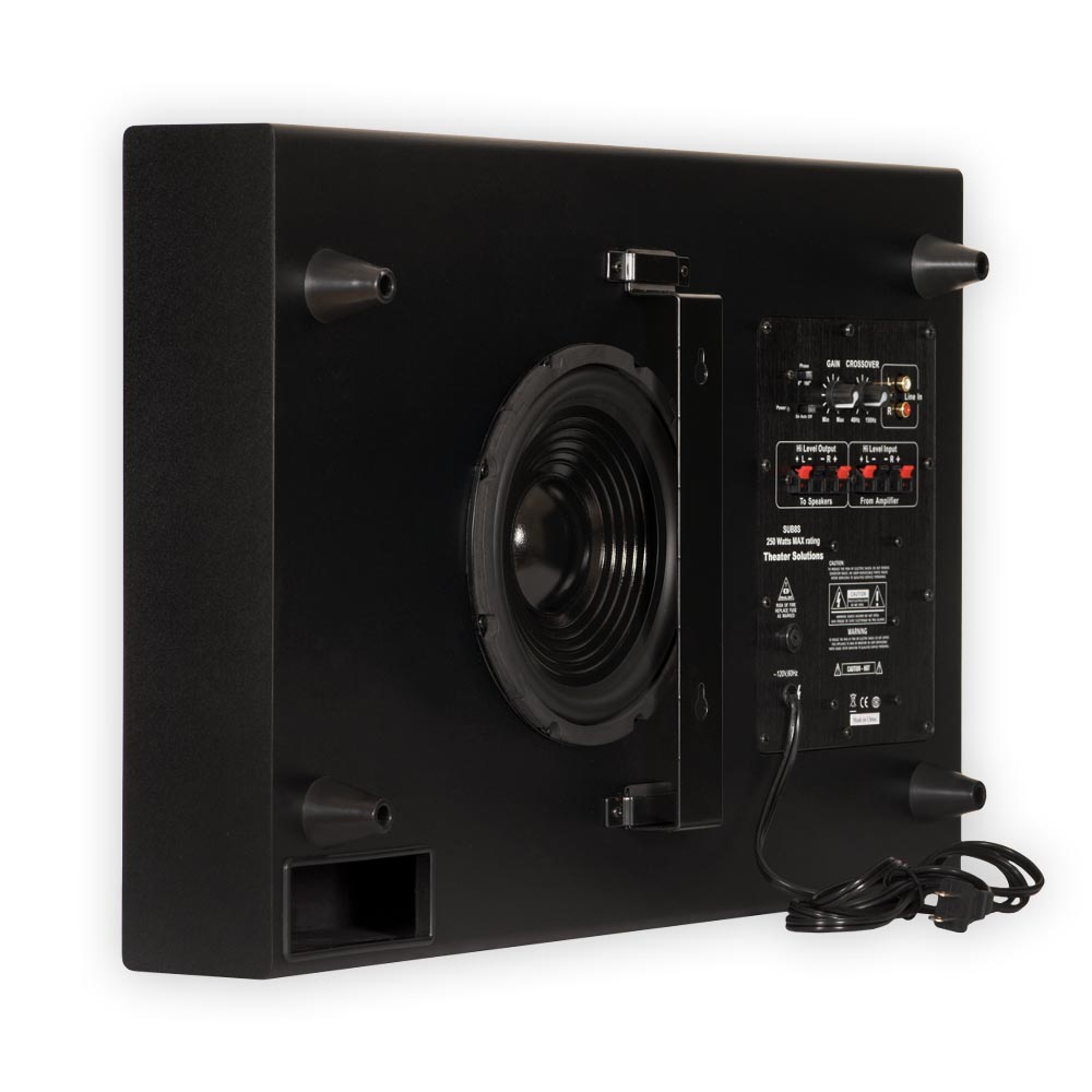 wall mounted subwoofer