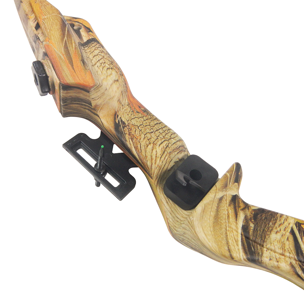 20 lb Black / Camouflage Camo Archery Hunting Recurve Bow Arrows