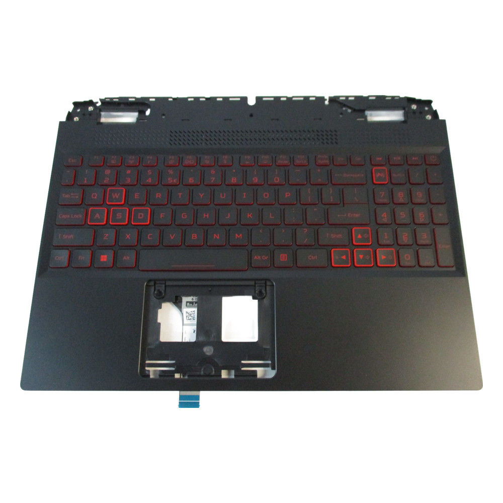 Acer Nitro 5 AN515-58 Palmrest & Backlit Keyboard w/ Red Keys 6B