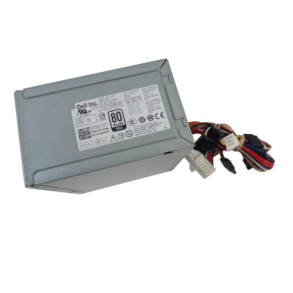 Dell Precision T1600 T1650 Computer Power Supply 320W 959MW TDNVF 0NFMX