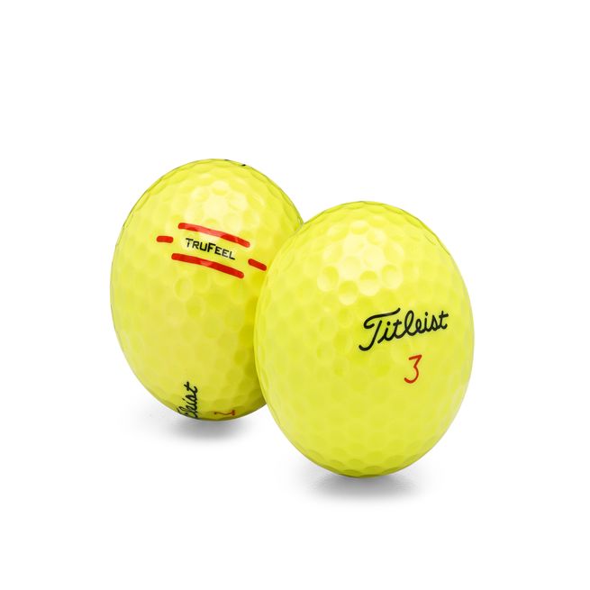 Titleist trufeel yellow golf balls Clearance