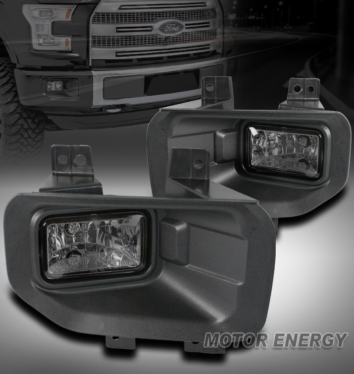 For 2015-2017 Ford F-150 OEM Style Replacement Fog Lights - Smoke