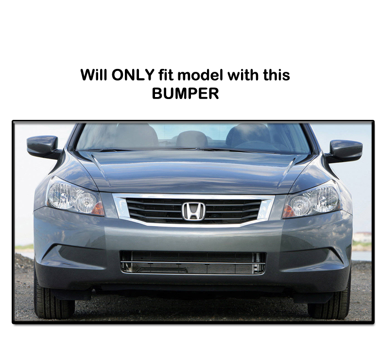 For 2008-2010 Honda Accord 4DR OEM Style Replacement Fog Lights with 3000K HID Conversion Kit - Chrome