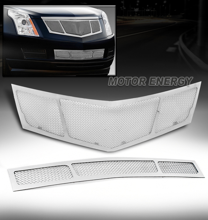 1012 CADILLAC SRX UPPER + BUMPER LOWER MESH GRILLE COMBO
