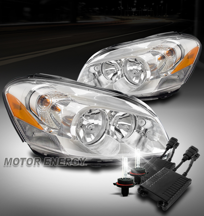 FOR 0611 BUICK LUCERNE CXL CXS REPLACEMENT HEADLIGHTS LAMPS CHROME W