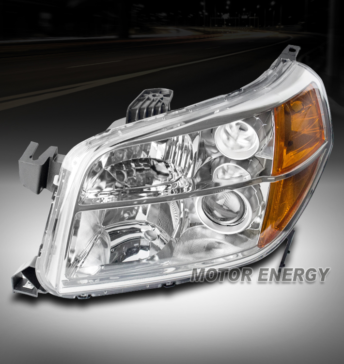 For 2006-2008 Honda Pilot Replacement Chrome Projector Headlight Lamp - Driver Side