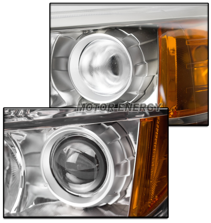 For 2006-2008 Honda Pilot Replacement Chrome Projector Headlight Lamp - Driver Side