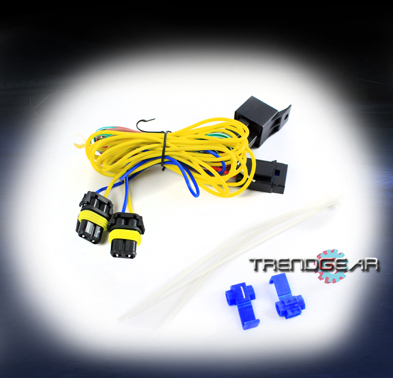9006 Fog Light Lamp Wiring Harness Kit For 2006