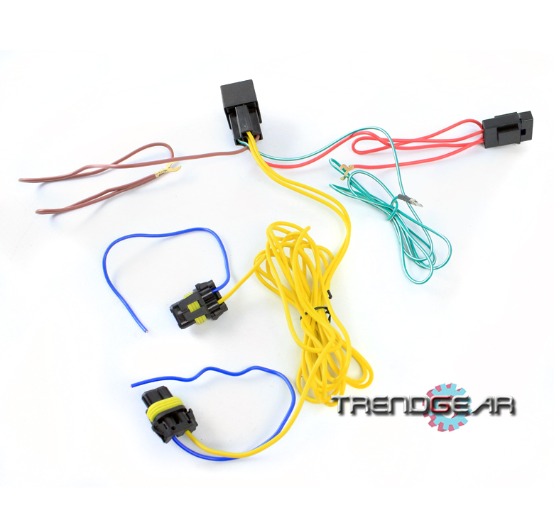 9006 Fog Light Lamp Wiring Harness Kit For 2006